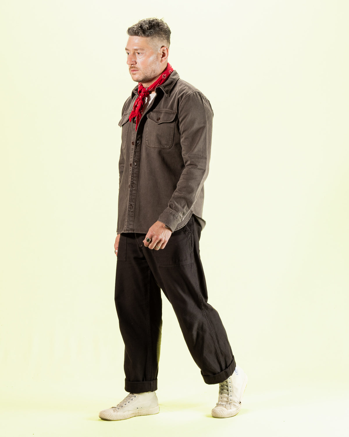 Freenote Utility Shirt - Chocolate - Standard & Strange
