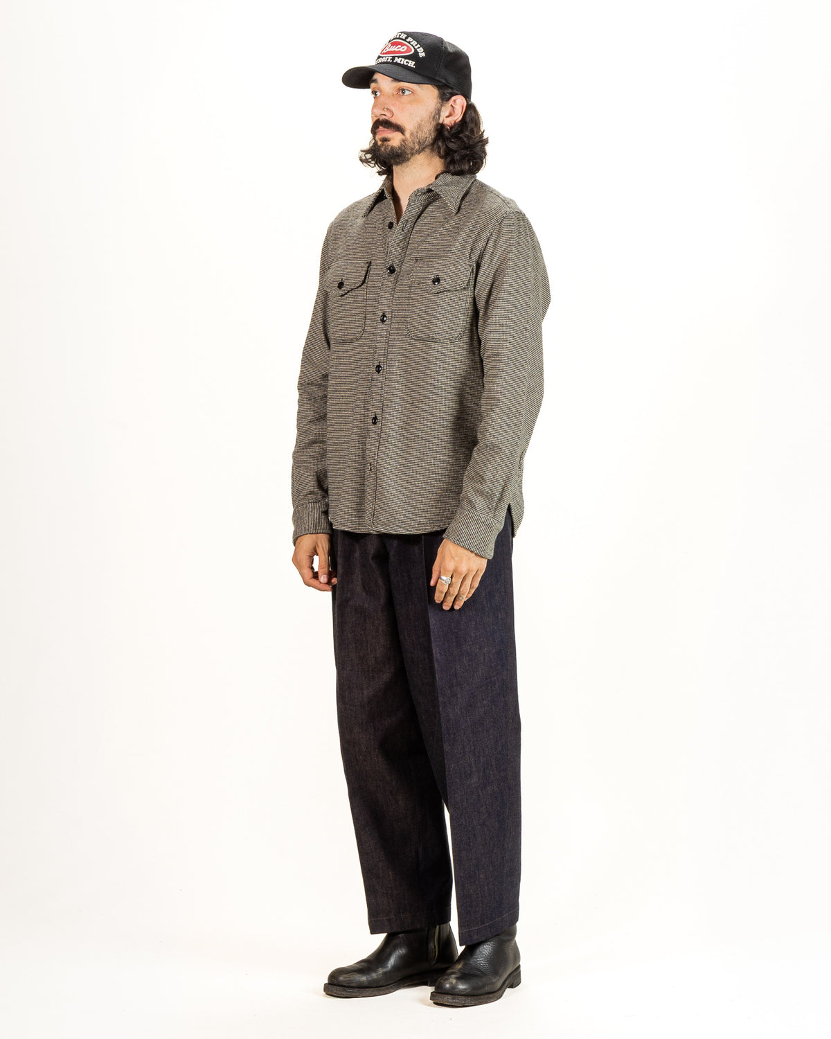 Freenote Wells Workshirt - Houndstooth - Standard & Strange