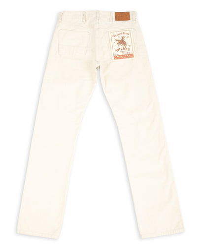 Freenote Wilkes Western Cut - 11oz Natural Rinsed Canvas - Standard & Strange