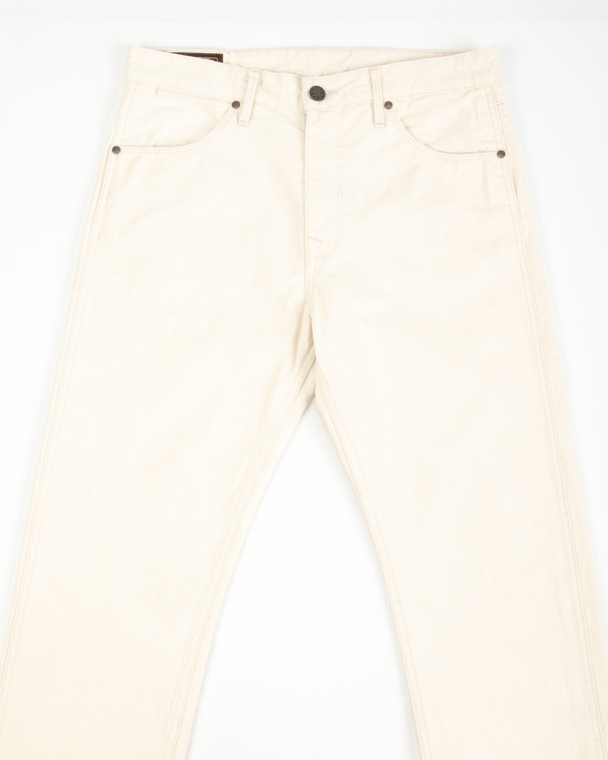 Freenote Wilkes Western Cut - 11oz Natural Rinsed Canvas - Standard & Strange