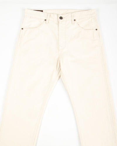 Freenote Wilkes Western Cut - 11oz Natural Rinsed Canvas - Standard & Strange