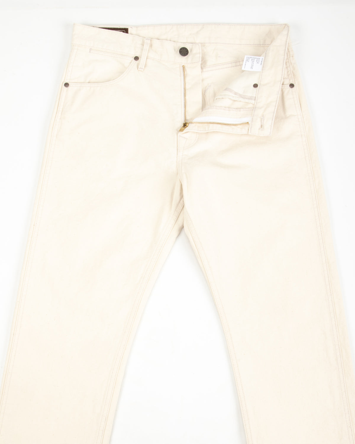 Freenote Wilkes Western Cut - 11oz Natural Rinsed Canvas - Standard & Strange