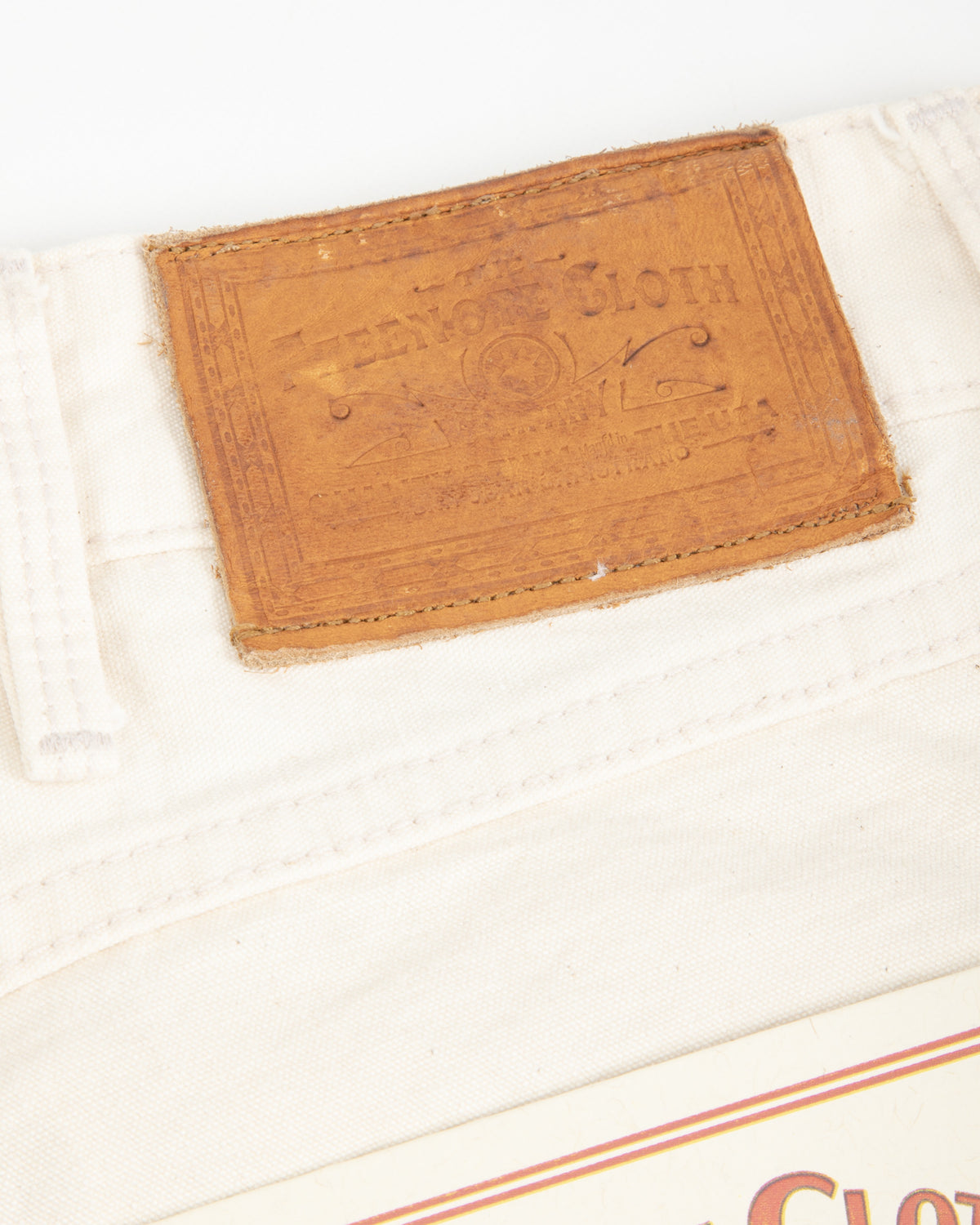 Freenote Wilkes Western Cut - 11oz Natural Rinsed Canvas - Standard & Strange
