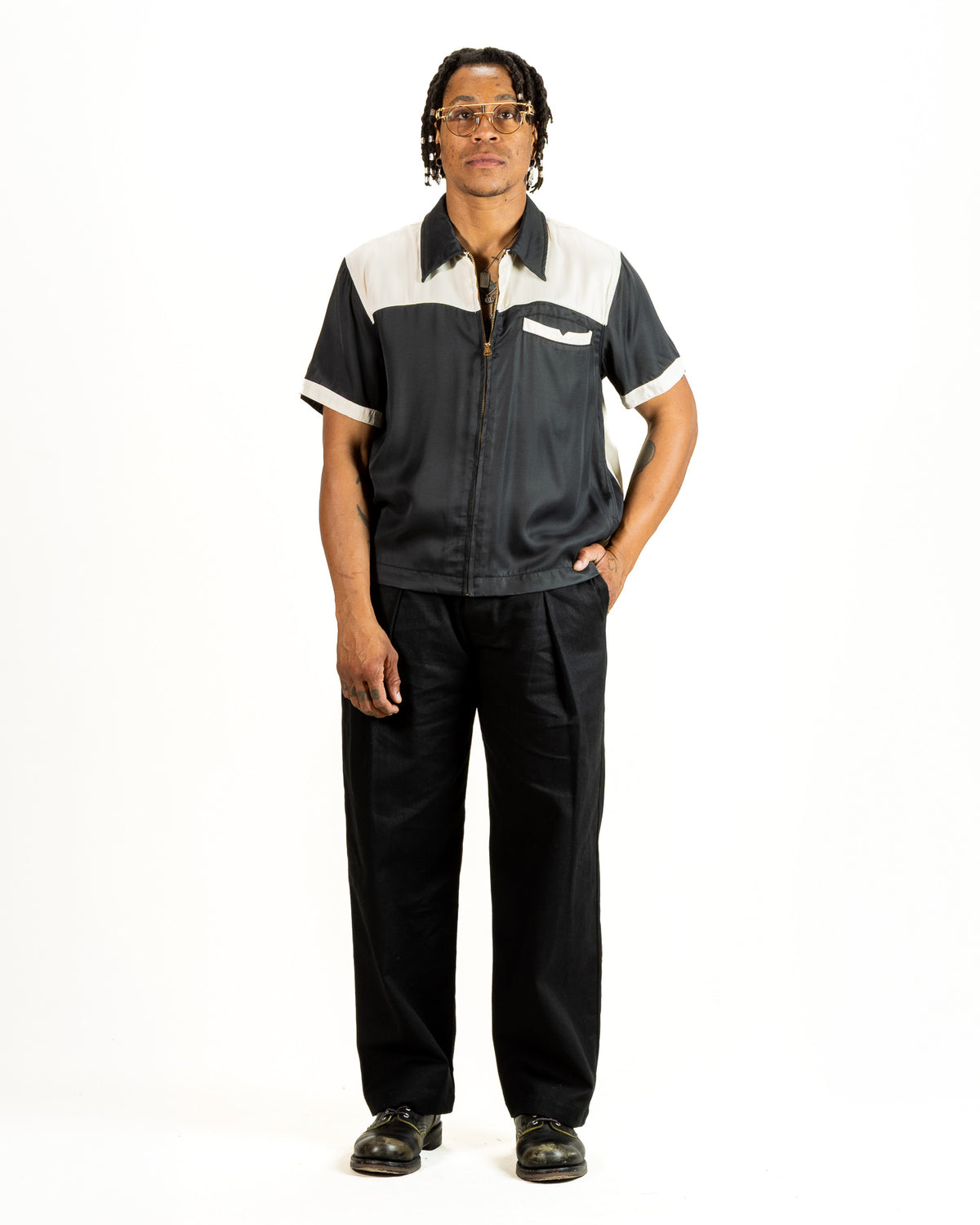 Freenote Yorba Zip S/S - Black Combo - Standard & Strange
