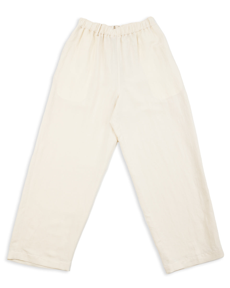 Gorsch Bamboo Linen Easy Trousers - Beige - Standard & Strange