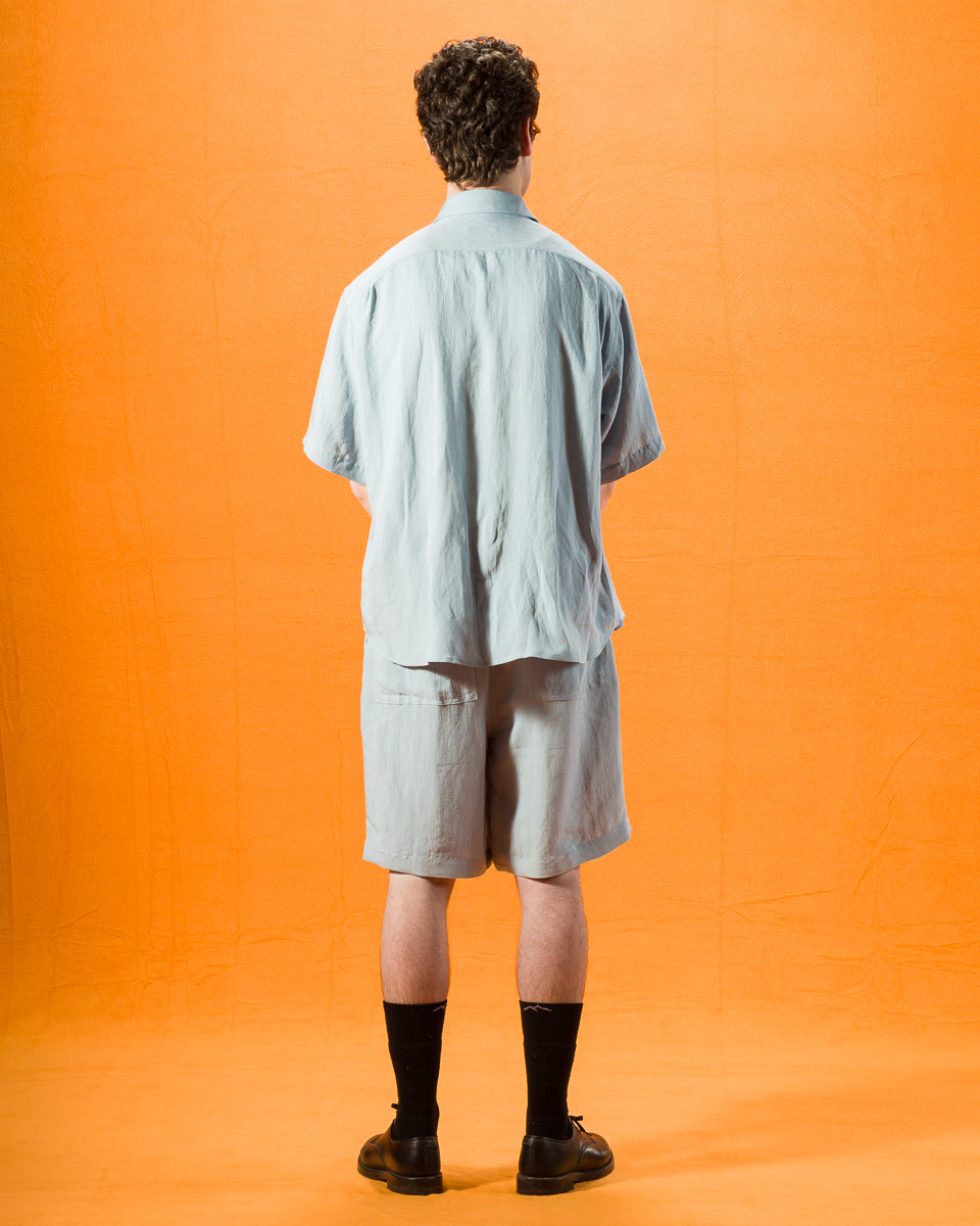 Gorsch Bamboo Linen Shorts - Baby Blue - Standard & Strange