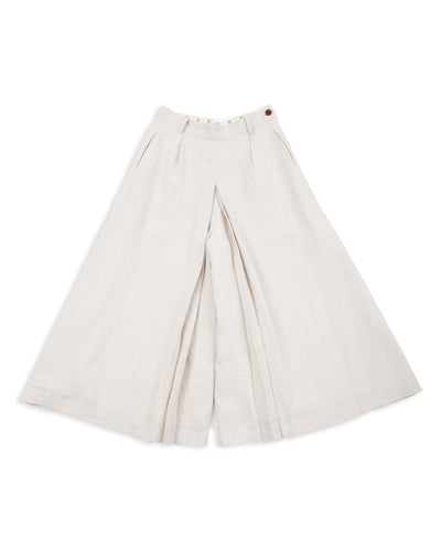 Gorsch Belgian Linen Culotte - Light Grey - Standard & Strange