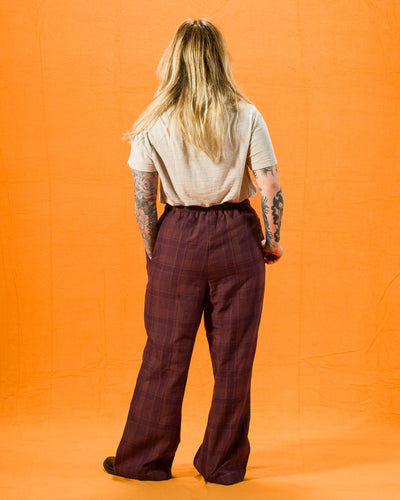 Gorsch Bell Bottom Easy Trousers - Brown - Standard & Strange