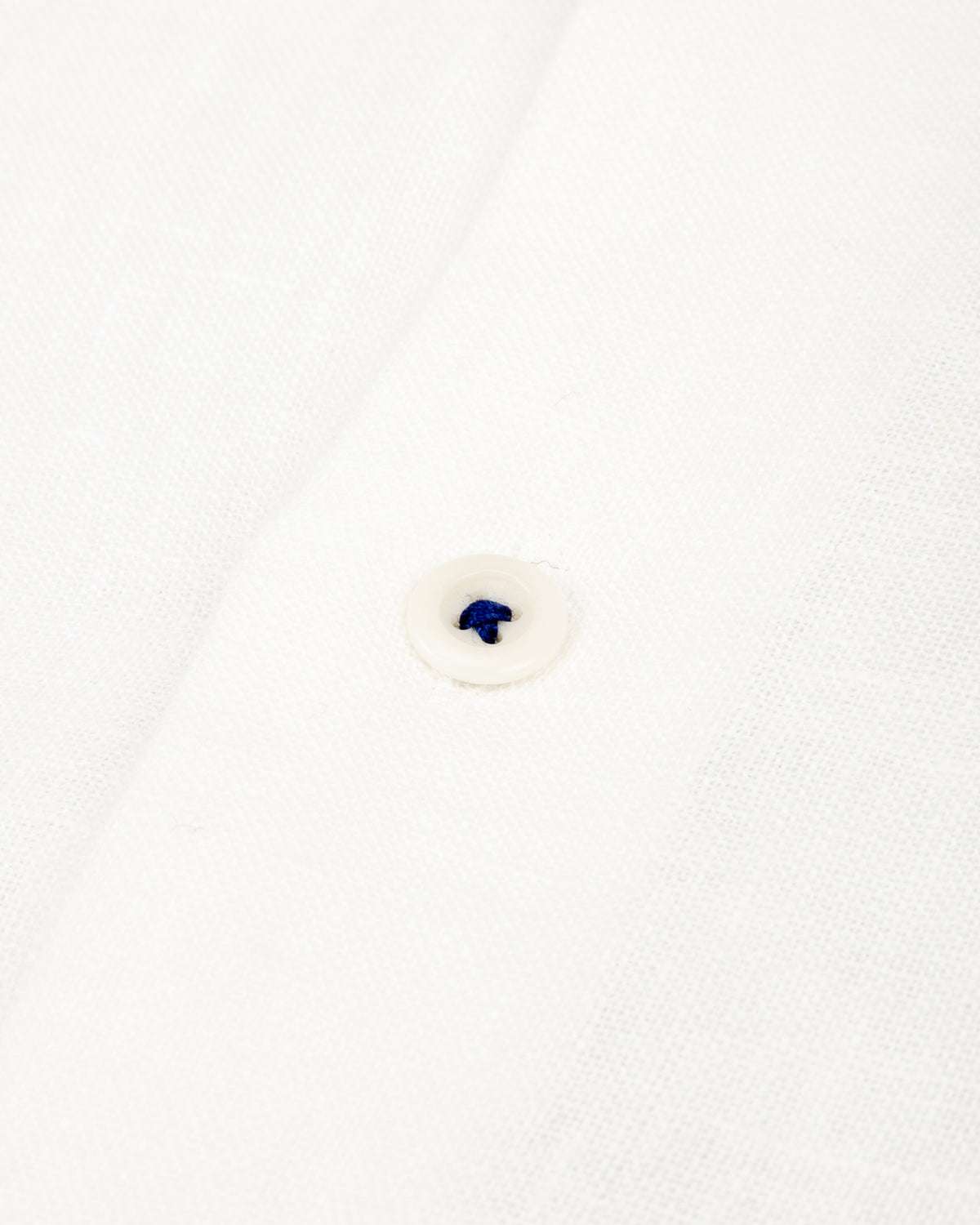 Gorsch Collar Shirt - Off White French Linen - Standard & Strange