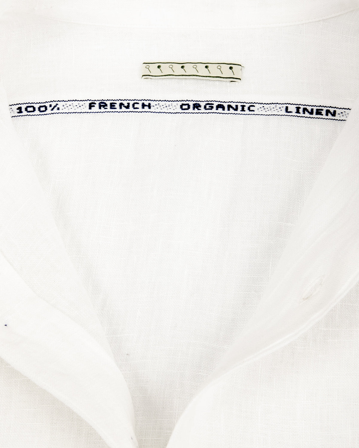 Gorsch Collar Shirt - Off White French Linen - Standard & Strange