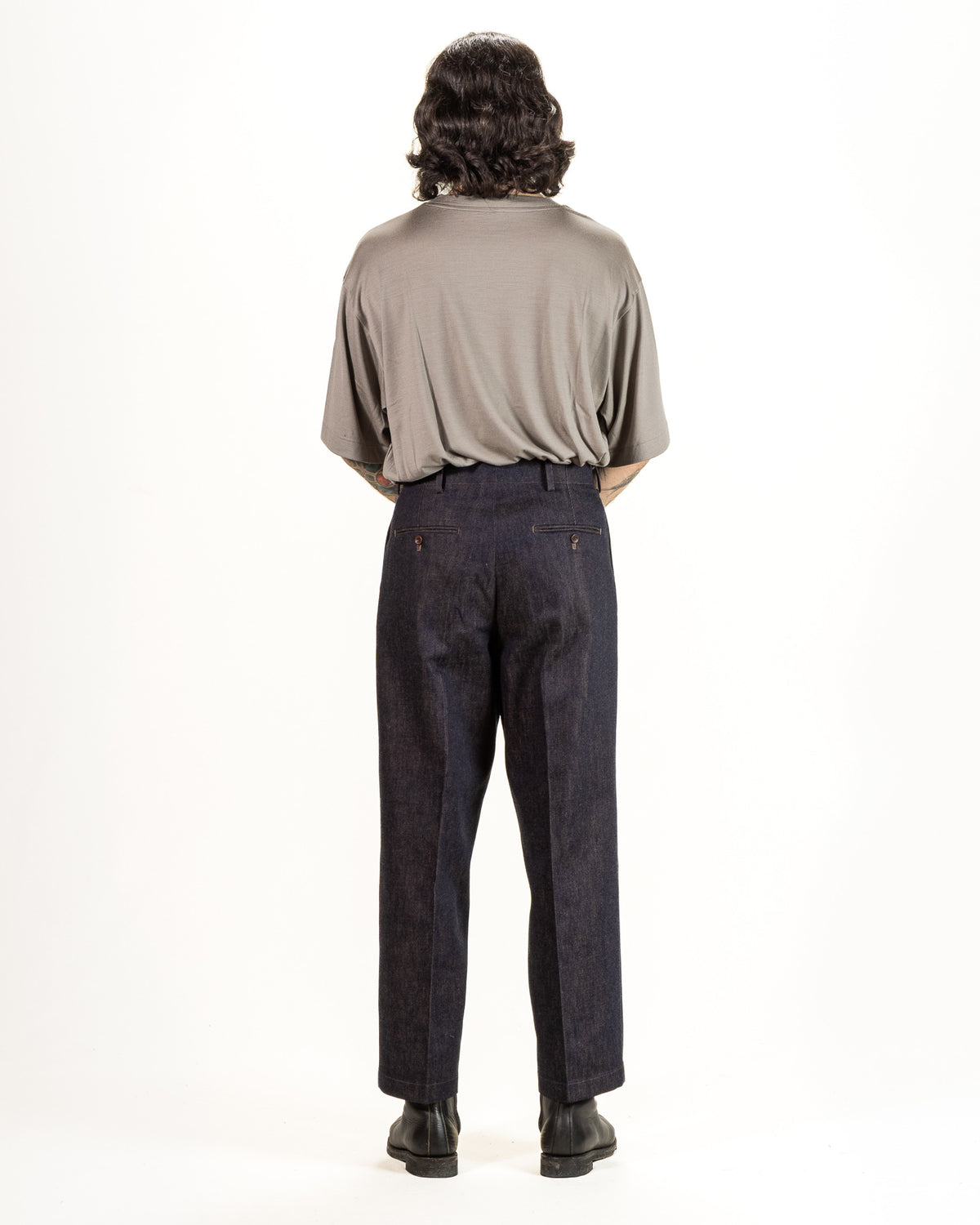 Gorsch Denim Two Tuck Trousers - Kakishibu - Standard & Strange