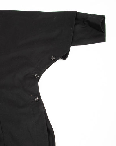 Gorsch Flannel Wool Cape Coat - Black - Standard & Strange