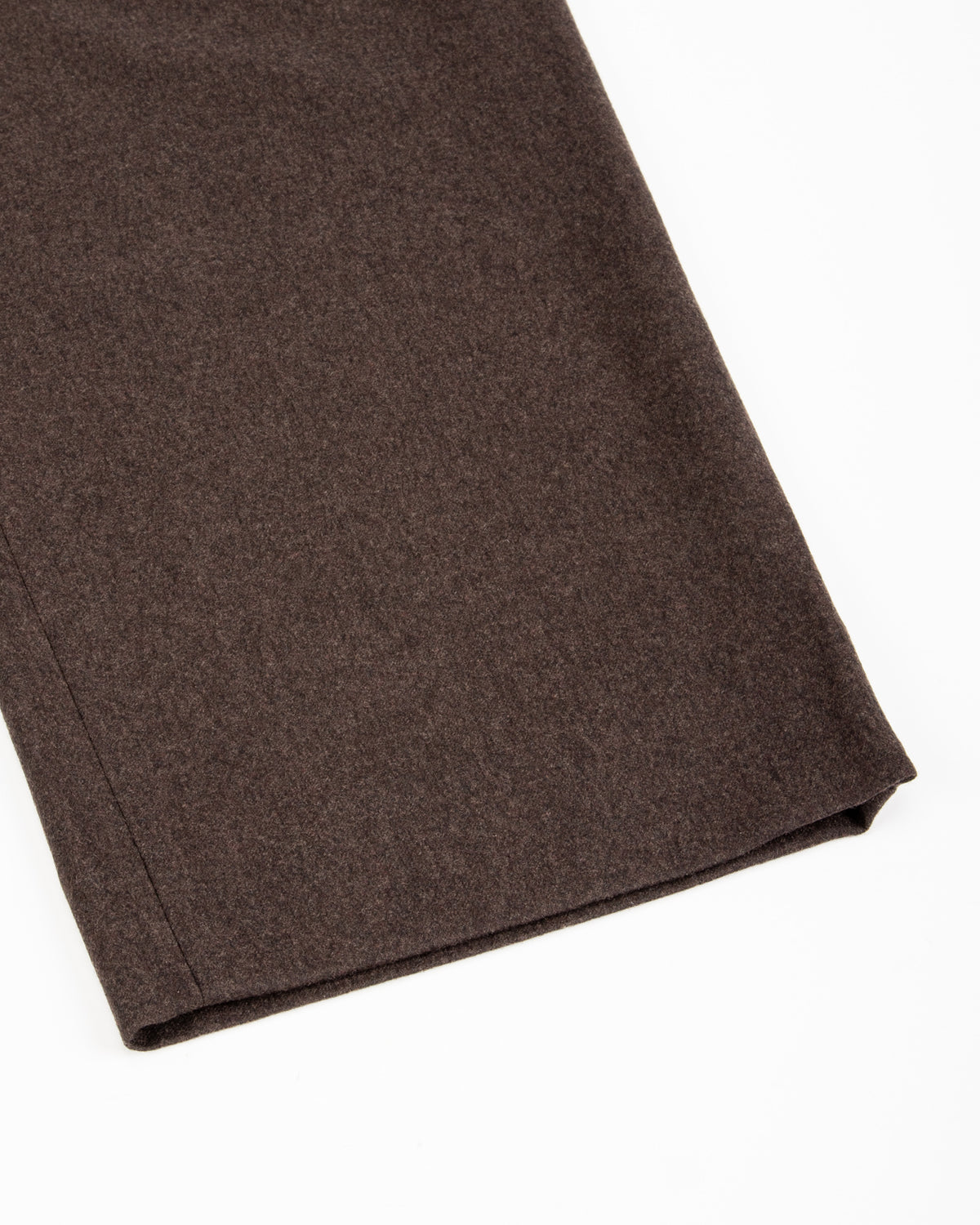 Gorsch Flannel Wool Easy Trousers - Brown - Standard & Strange