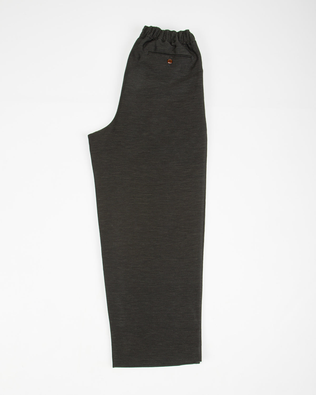 Gorsch One Size Wool Hemp Easy Trousers - Deep Green - Standard & Strange