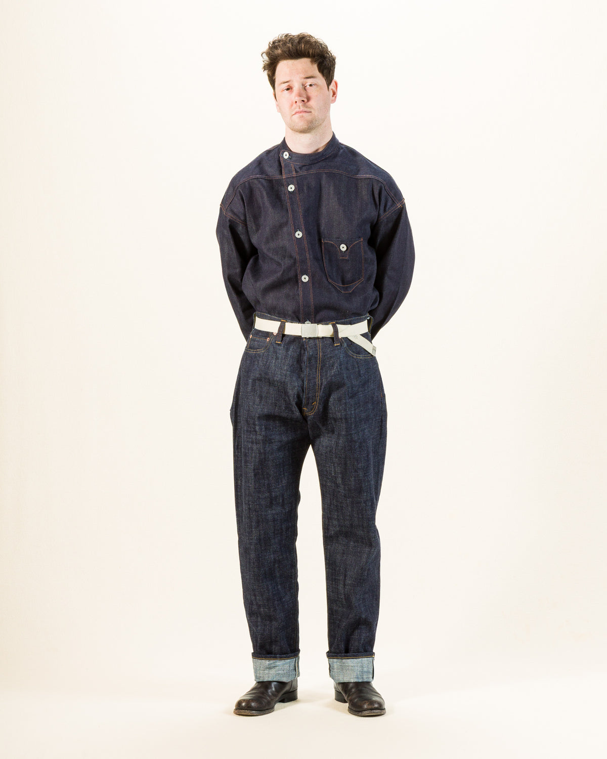 Gråbrodern Relaxed Hara Jean - 14.5 oz Slub Kasuri Denim - Standard & Strange