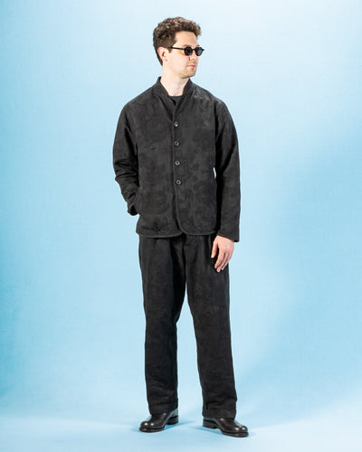 Hansen Refined Work Jacket - Black Flowers - Standard & Strange