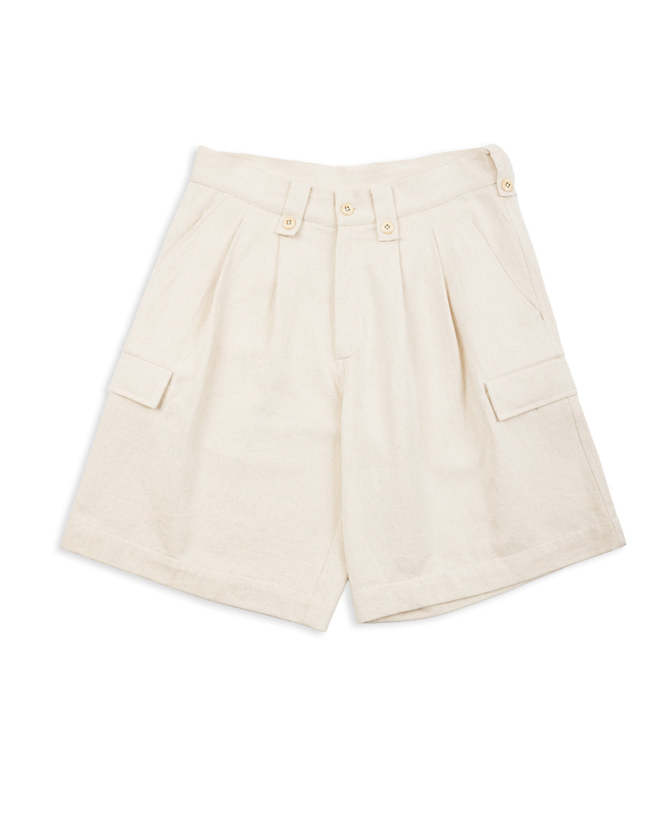 Indi + Ash Big Short - Natural Powerloom Military HBT - Standard & Strange