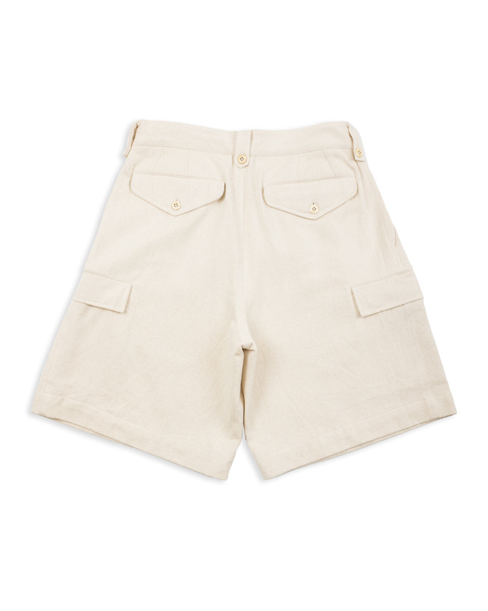 Indi + Ash Big Short - Natural Powerloom Military HBT - Standard & Strange