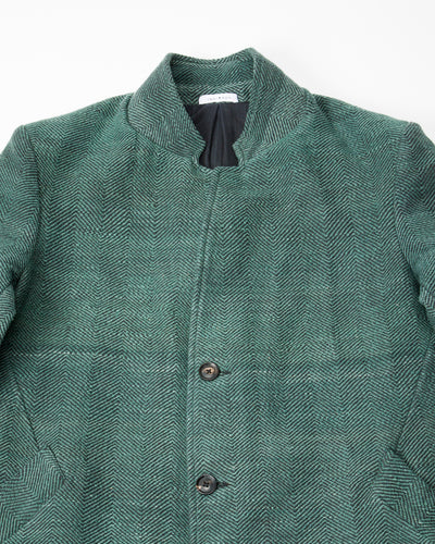 Indi + Ash George Coat - Handspun Midnight Teal/Iron Black HB - Standard & Strange