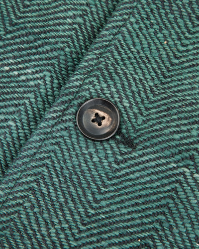 Indi + Ash George Coat - Handspun Midnight Teal/Iron Black HB - Standard & Strange