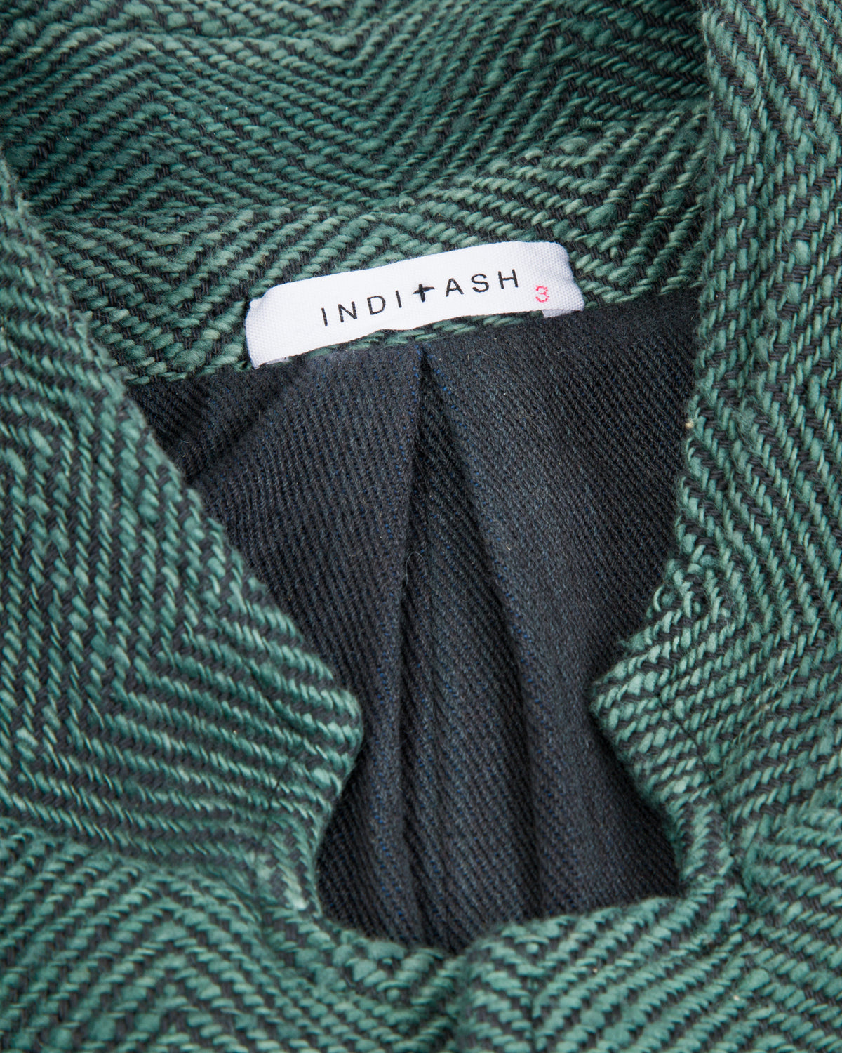 Indi + Ash George Coat - Handspun Midnight Teal/Iron Black HB - Standard & Strange