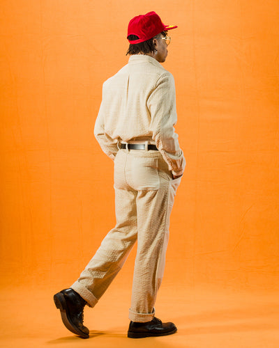 Indi + Ash Isaac Pant - Patchwork Natural/Oat Spacedye - Standard & Strange