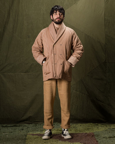 Indi + Ash Reversible Shawl Overcoat - Handwoven Desert Acacia Denim/Plaid - Standard & Strange