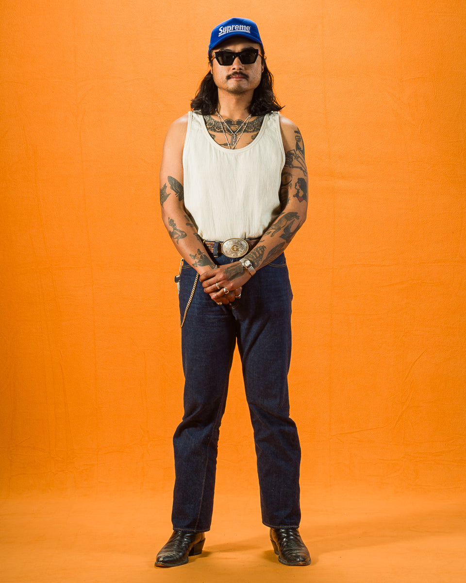Indi + Ash Ripley Tank - Natural Handwoven Kala Cotton - Standard & Strange