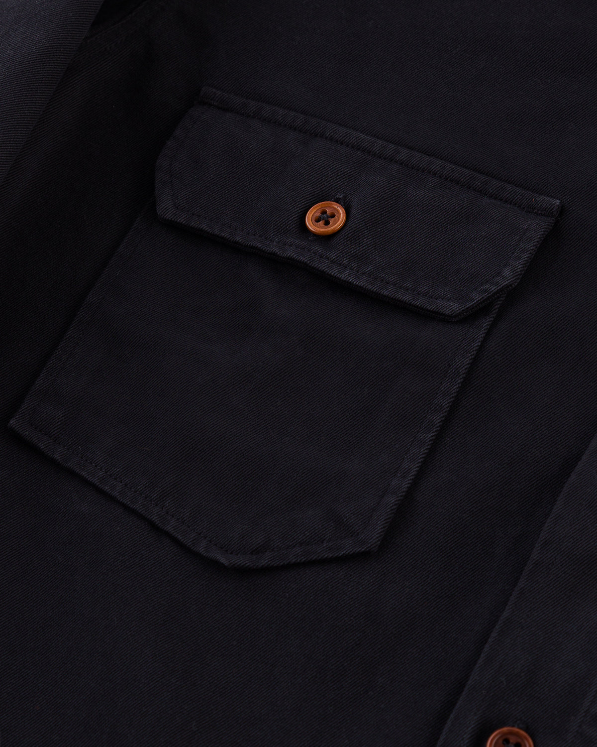 Indigofera Alamo Shirt - Marshall Black Twill - Standard & Strange