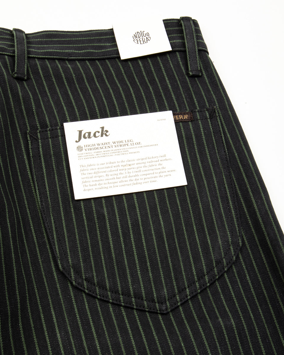Indigofera Jack Pant - Viridescent Stripe - Standard & Strange