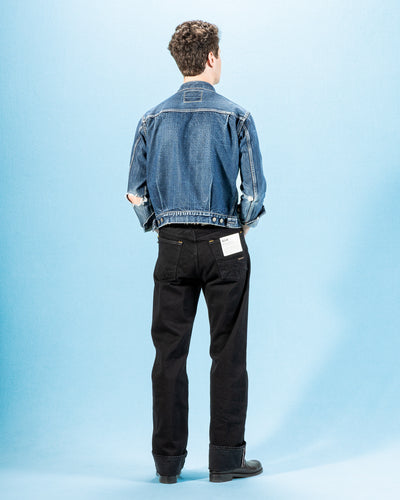 Indigofera Kirk Straight Fit - 14oz Gunpowder Black Selvedge Rinsed - Standard & Strange