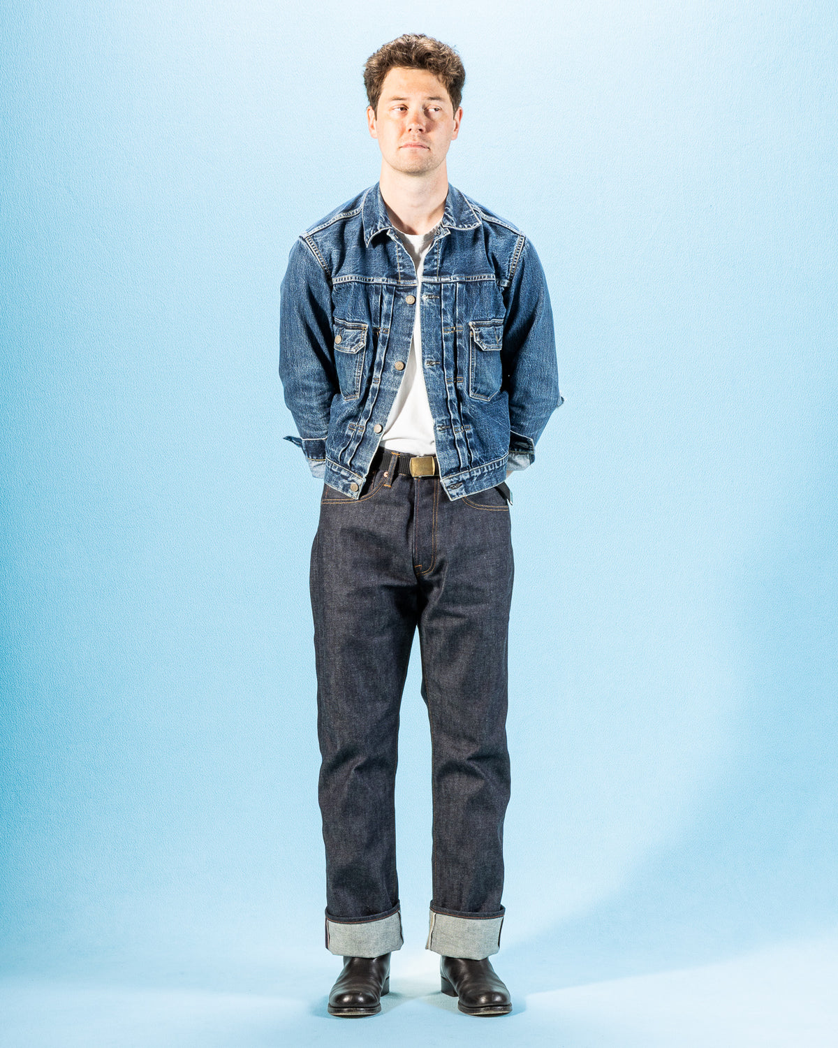Indigofera Kirk Straight Fit - 29 Hand Dip 13oz Selvedge - Standard & Strange