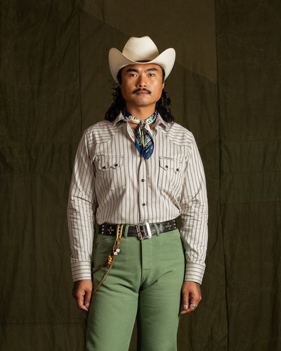 Indigofera S&S x Indigofera Rolling Thunder Ronson Shirt - Standard & Strange