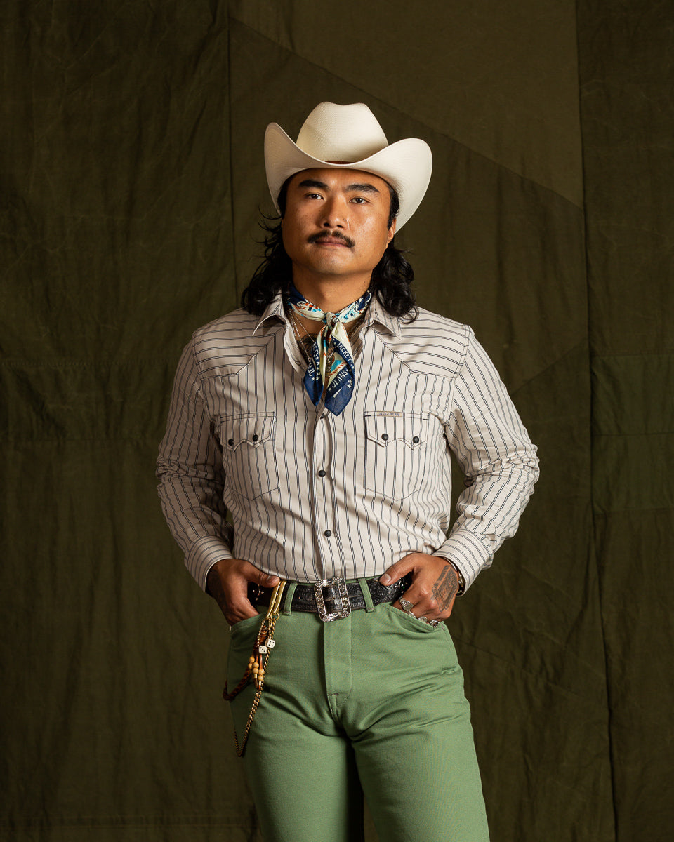Indigofera S&S x Indigofera Rolling Thunder Ronson Shirt - Standard & Strange