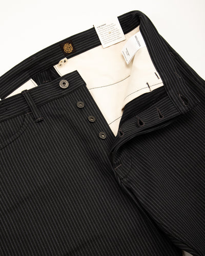 Indigofera Swearengen Pant - Grey/Black Hickory Stripe - Standard & Strange