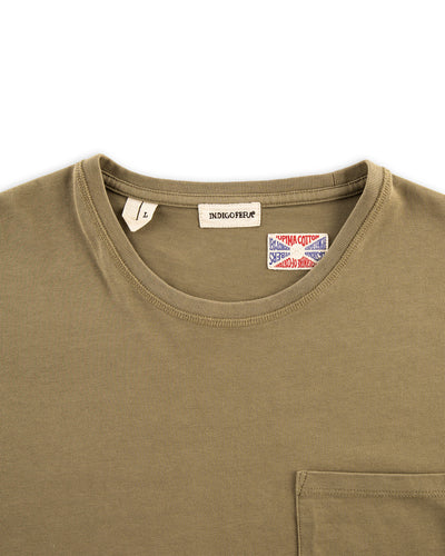 Indigofera Wilson Pocket Tee - Sicilian Green - Standard & Strange