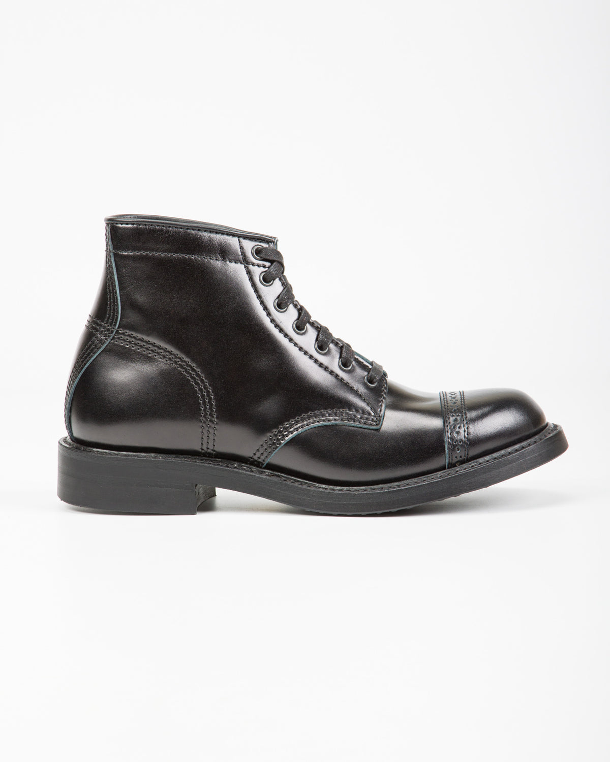 John Lofgren Combat Boots - Black Ops Shinki Shell Cordovan - Standard & Strange