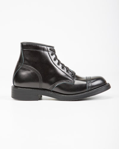 John Lofgren Combat Boots - Black Ops Shinki Shell Cordovan - Standard & Strange
