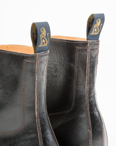 John Lofgren Montgomery Boots - Black Horween Leather SHF - Standard & Strange