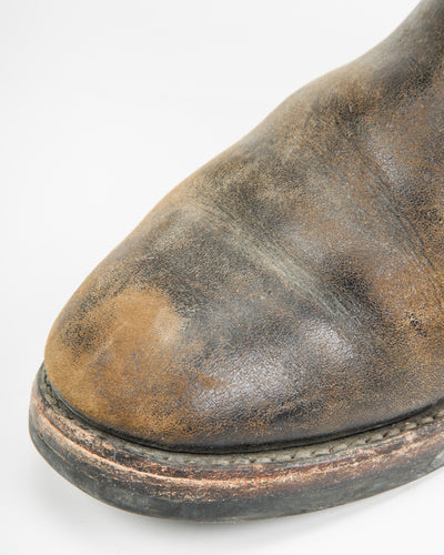 John Lofgren Wabash Engineer Boots - Black Shinki Horsebutt - Standard & Strange