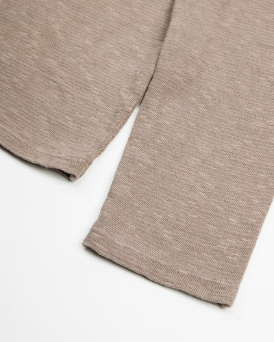 Kapital AMUSE Knit Pocket Long Sleeve T - Charcoal - Standard & Strange