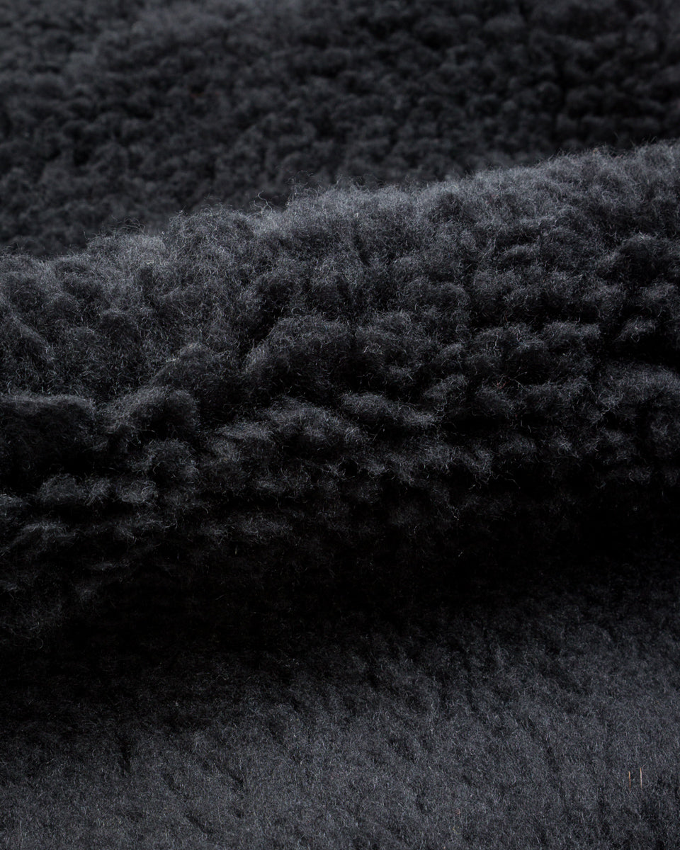 Kapital BONE Boa Fleece Reversible Blouson - Black - Standard & Strange