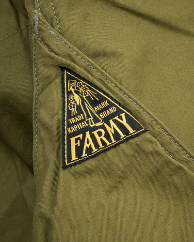 Kapital Combed Gabergine AOZAI Cargo Pants - Khaki - Standard & Strange