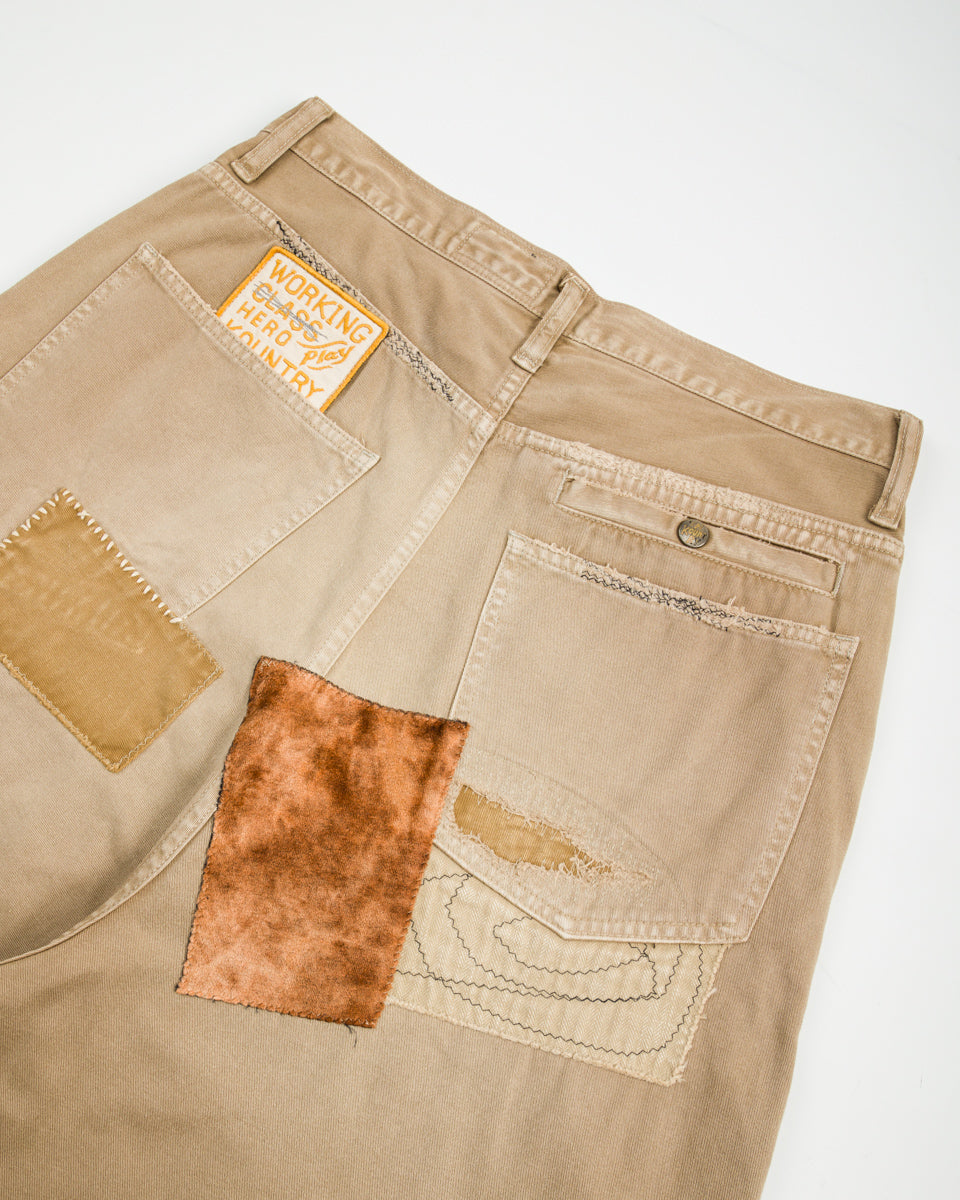 Kapital KATSURAGI PORT Baggy Pants(Champetre Remake) - Beige - Standard & Strange