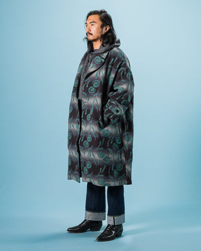 Kapital Napping Cotton PUEBLO VOLTEX CAVALIER Coat - Gray - Standard & Strange
