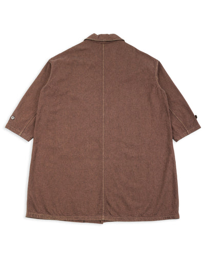 Kapital Twill Aging-Wool CAVALIER Coat - Brown - Standard & Strange