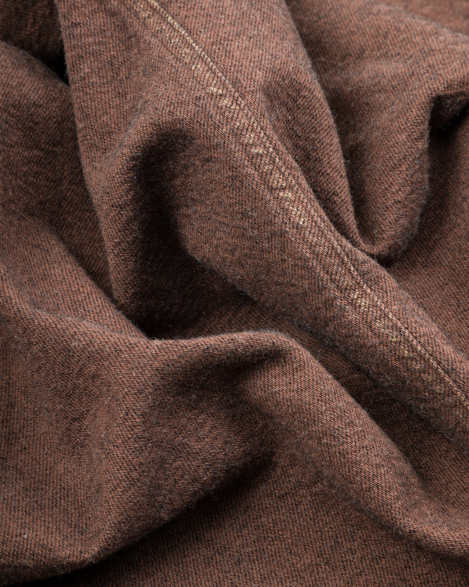 Kapital Twill Aging-Wool CAVALIER Coat - Brown - Standard & Strange