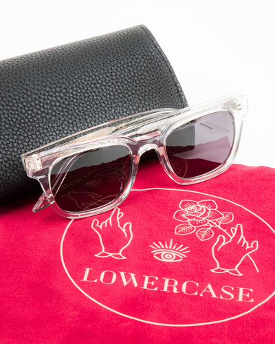 Lowercase Eyewear Ashe Sunglass - Crystal - Standard & Strange