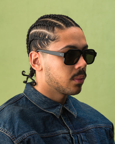 Lowercase Eyewear Lincoln Sunglass - Black - Standard & Strange