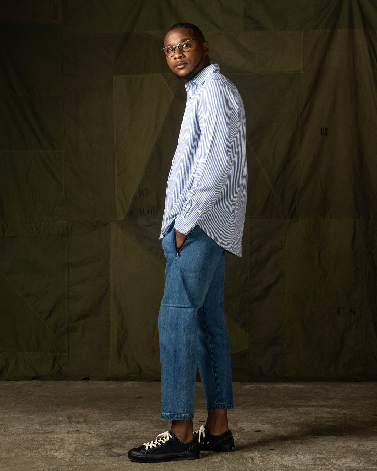 MATiAS Somonte Pant - Lectro Peached Denim - Standard & Strange